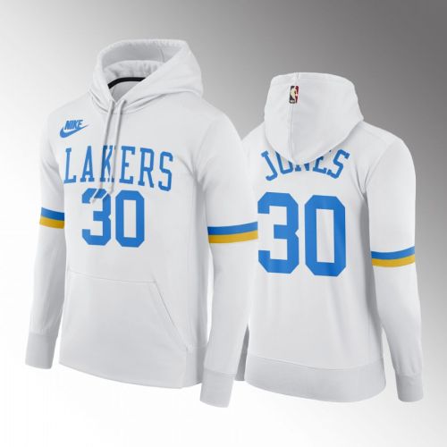 Damian Jones Los Angeles Lakers 2022-23 MPLS Classic Hoodie White Pullover