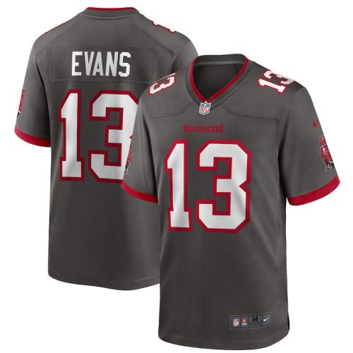 Mike Evans 13 Tampa Bay Buccaneers Alternate Game Jersey - Pewter