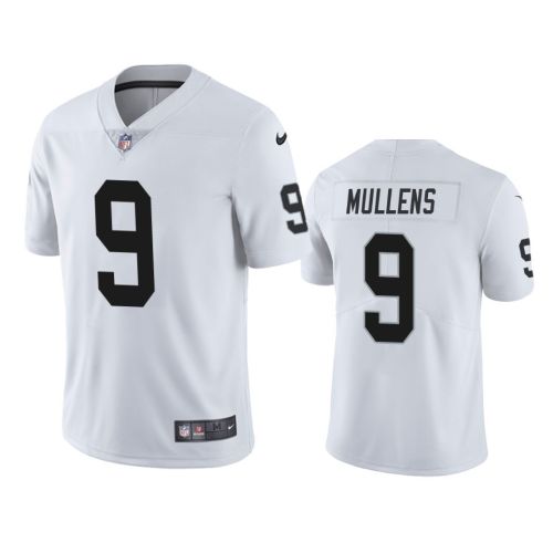 Las Vegas Raiders Nick Mullens 9 White Vapor Limited Jersey