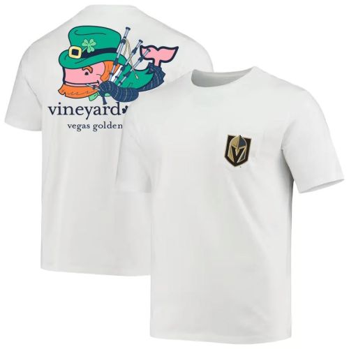 Vegas Golden Knights Vineyard Vines St. Patrick's Day T-Shirt - White