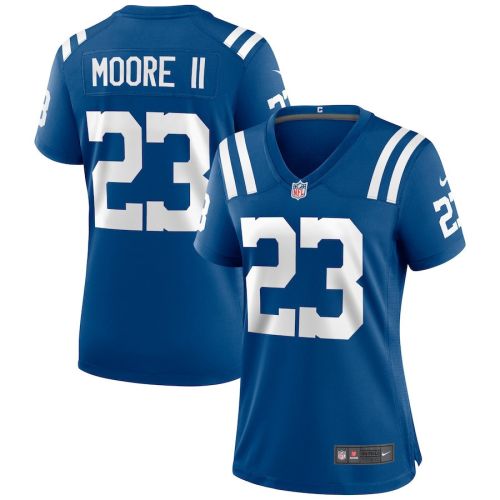 Kenny Moore II 23 Indianapolis Colts Women Game Jersey - Royal