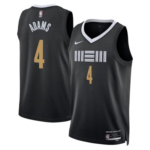 Steven Adams 4 Memphis Grizzlies 2023/24 City Edition Swingman Jersey - Black