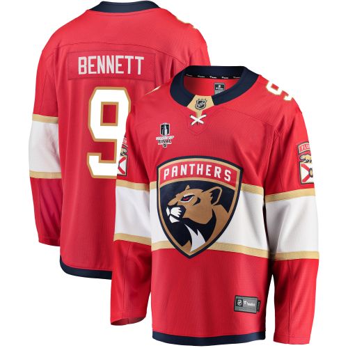 Florida Panthers Sam Bennett 9 Home 2023 Stanley Cup Final Breakaway Men Jersey - Red