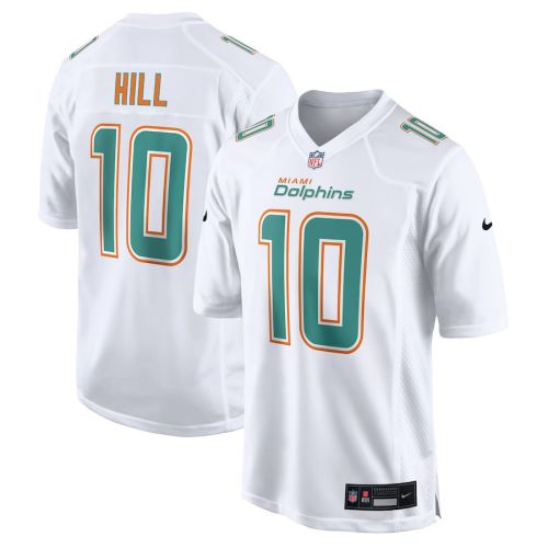 Tyreek Hill 10 Miami Dolphins Fashion Game Men Jersey - White