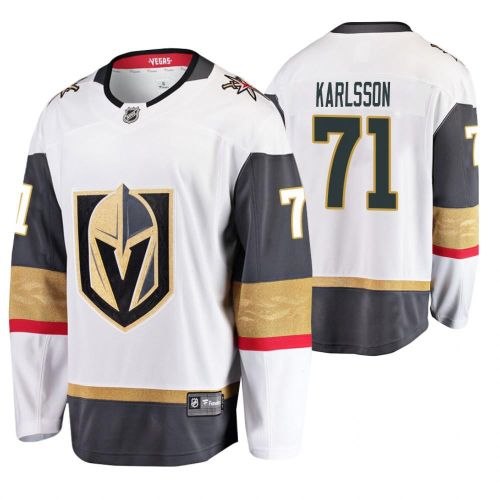 Men Vegas Golden Knights William Karlsson 71 Player Away White Jersey Jersey