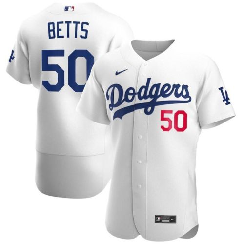 Men’s Los Angeles Dodgers Mookie Betts 50 Jersey Jersey