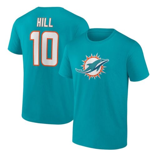 Tyreek Hill 10 Miami Dolphins Unisex T-Shirt - Aqua