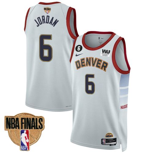 DeAndre Jordan 6 Denver Nuggets Final Champions 2023 Swingman Jersey - White