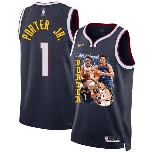 Michael Porter Jr. 1 Denver Nuggets Soaring Forward 2023 NBA Champions Swingman Jersey - Black