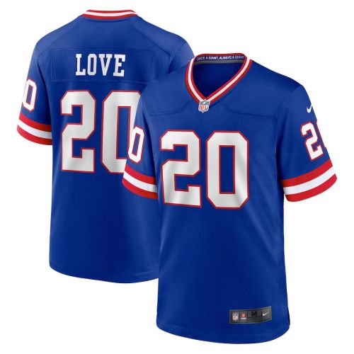 Julian Love 20 New York Giants Classic Player Game Jersey - Royal