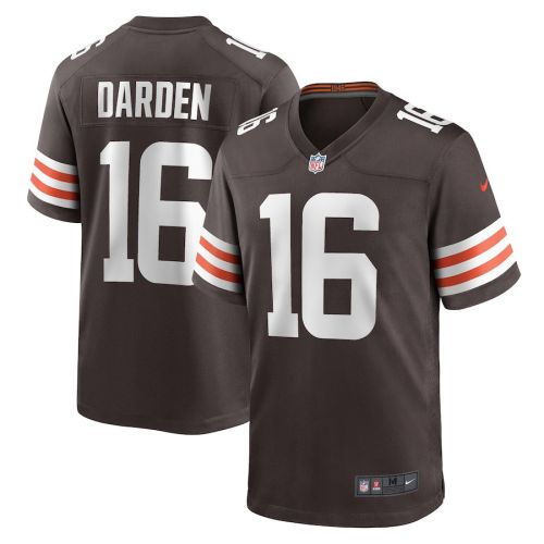 Jaelon Darden 16 Cleveland Browns Men's Team Game Jersey - Brown