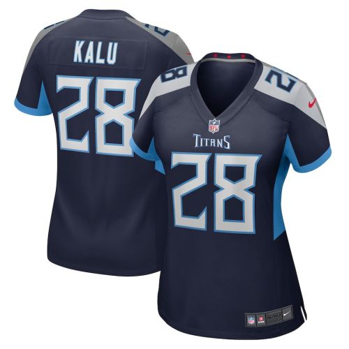 Joshua Kalu Tennessee Titans Women's Game Player Jersey - Navy