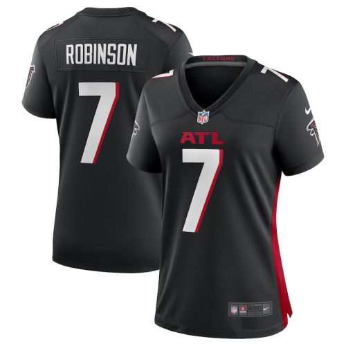 Bijan Robinson 7 Atlanta Falcons Women's Game Jersey - Black