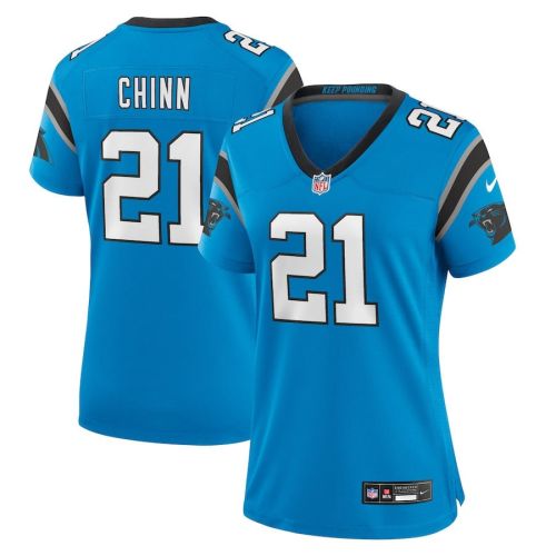 Jeremy Chinn 21 Carolina Panthers Women's Game Jersey - Blue