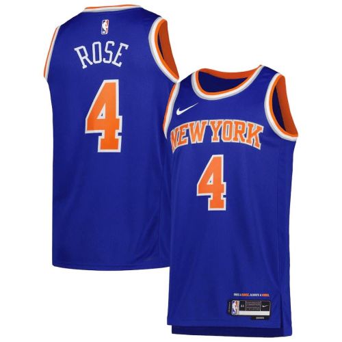 Derrick Rose 4 New York Knicks Men 2022/23 Swingman Jersey - Icon Edition