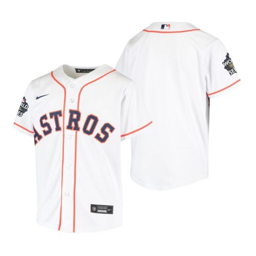 Youth Houston Astros White 2022-23 World Series Jersey