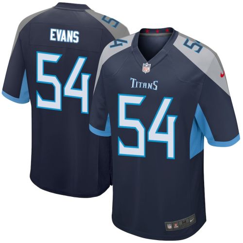 Rashaan Evans 54 Tennessee Titans Men Game Jersey - Navy