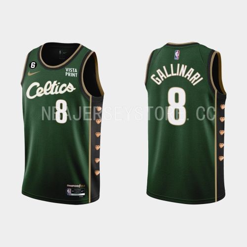 Boston Celtics 8 Danilo Gallinari 2022-23 City Edition Green Men Jersey