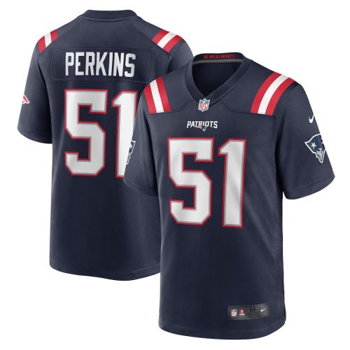 Ronnie Perkins 51 New England Patriots Men Game Jersey - Navy