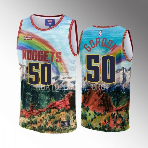 Aaron Gordon 50 Denver Nuggets NBA & KidSuper Studios Unisex Hometown Jersey