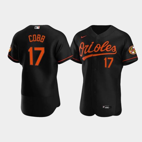 Alex Cobb 17 Baltimore Orioles Black Alternate Jersey Jersey