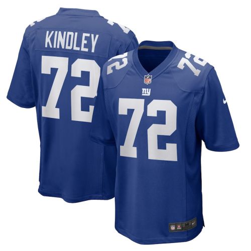 Solomon Kindley 72 New York Giants Home Game Player Jersey - Royal