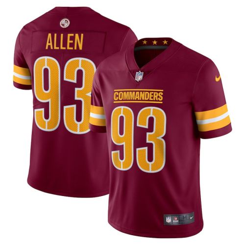 Jonathan Allen 93 Washington Commanders Vapor Limited Jersey - Burgundy