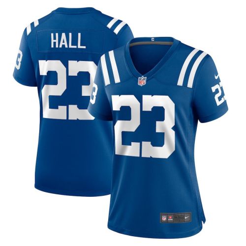 Darren Hall 23 Indianapolis Colts Women Team Game Jersey - Royal