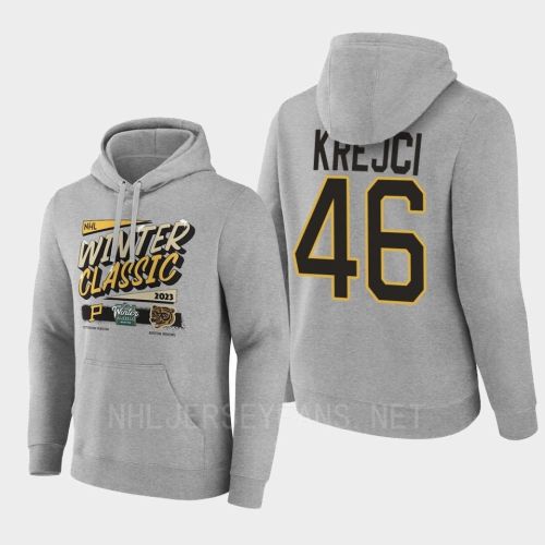 David Krejci 46 Boston Bruins 2022-23 Winter Hoodie Pullover