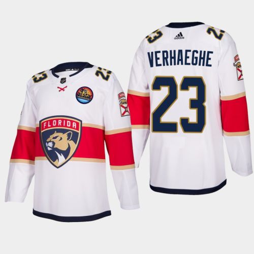 Florida Panthers Carter Verhaeghe 23 2023 All-Star Patch Away White Jersey