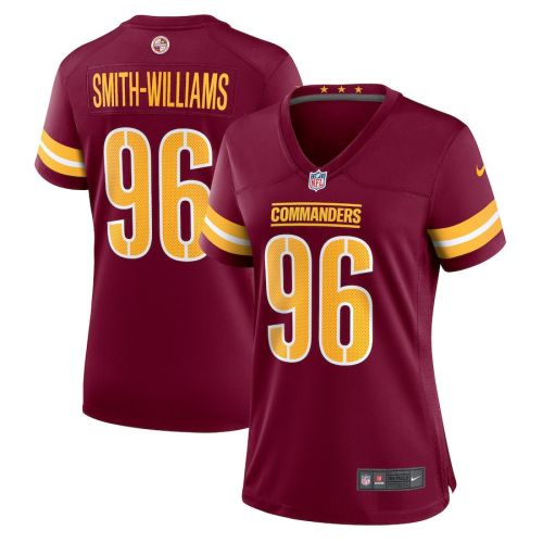 James Smith-Williams 96 Washington Commanders Women Game Jersey - Burgundy