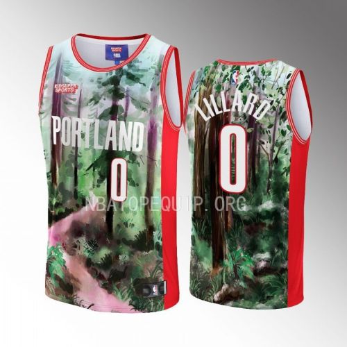 Damian Lillard Portland Trail Blazers NBA & KidSuper Studios Unisex Hometown Jersey