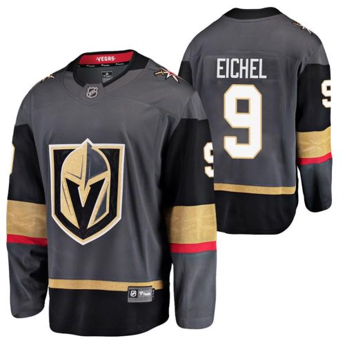 Men Vegas Golden Knights Jack Eichel 9 Jersey Black Home 2023 Trade Jersey Jersey