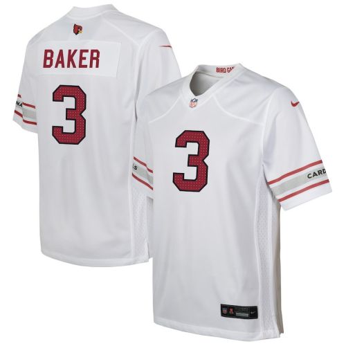 Budda Baker 3 Arizona Cardinals Youth Game Player Jersey - White