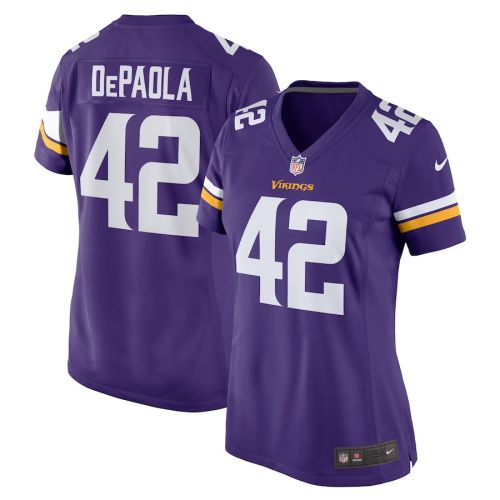 Andrew DePaola 42 Minnesota Vikings Women Game Jersey - Purple