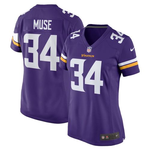 Nick Muse Minnesota Vikings Women's Home Game Player Jersey - Purple