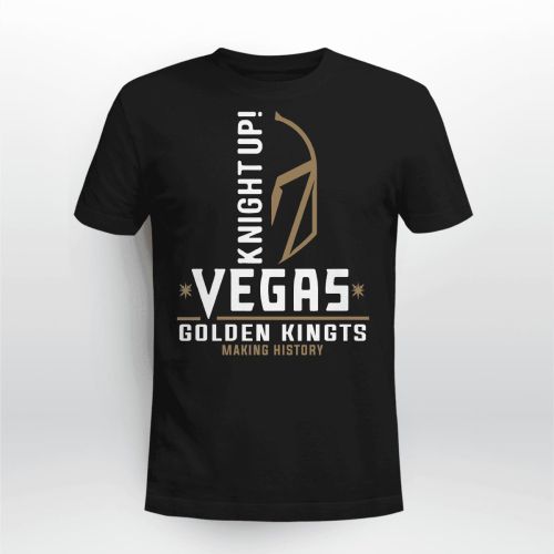 Vegas Golden Knights Up Making History T-Shirt - Black