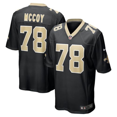 Erik Mccoy 78 New Orleans Saints Men's Team Game Jersey - Black