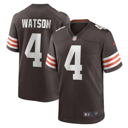 Deshaun Watson 4 Cleveland Browns Men's Game Jersey - Brown