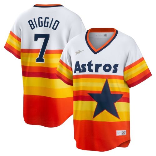 Craig Biggio 7 Houston Astros Home Cooperstown Collection Player Jersey - White