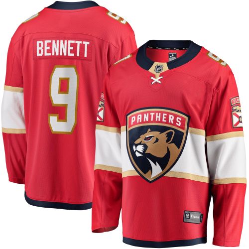 Men's Sam Bennett Red Florida Panthers 2017/18 Home Breakaway Jersey Jersey