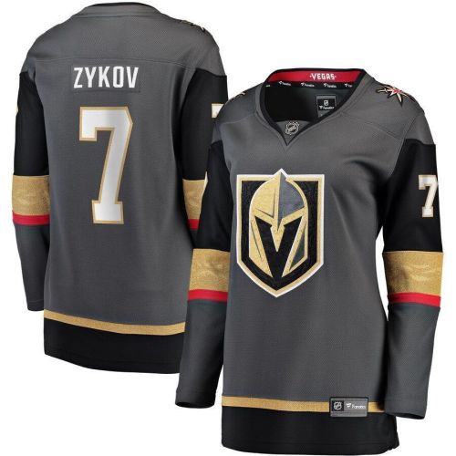 Valentin Zykov Vegas Golden Knights Women's Home Breakaway Player Jersey - Black