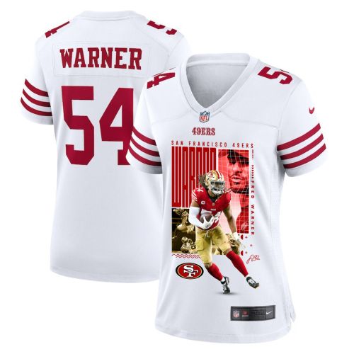 Fred Warner 54 San Francisco 49ers All-Pro Fred Women Game Jersey - White