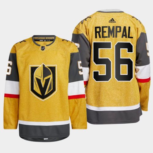 Sheldon Rempal 56 Vegas Golden Knights Gold Jersey 2023 Home