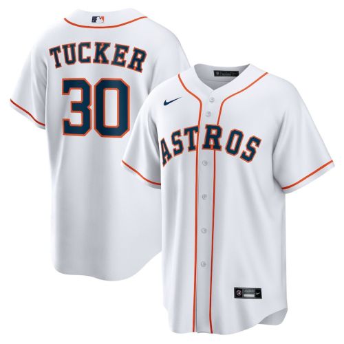 Kyle Tucker 30 Houston Astros Home Men Jersey - White