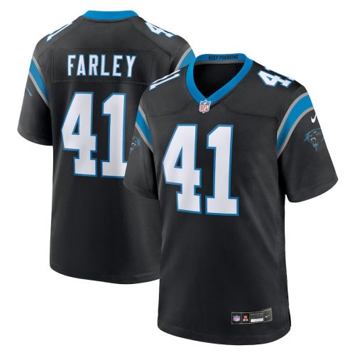 Matthias Farley 41 Carolina Panthers Game Men Jersey - Black