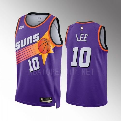 Phoenix Suns Damion Lee 10 2022-23 Classic Edition Purple Men Jersey