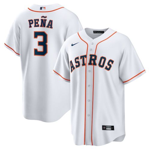 Jeremy Peña 3 Houston Astros Home Men Jersey - White