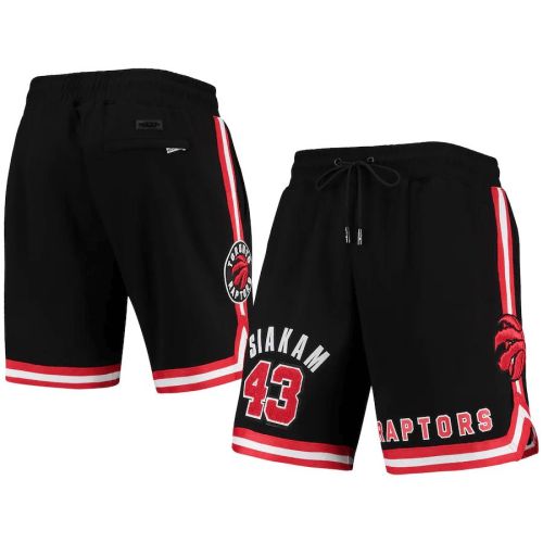 Pascal Siakam 43 Toronto Raptors Black Team Player Shorts - Men