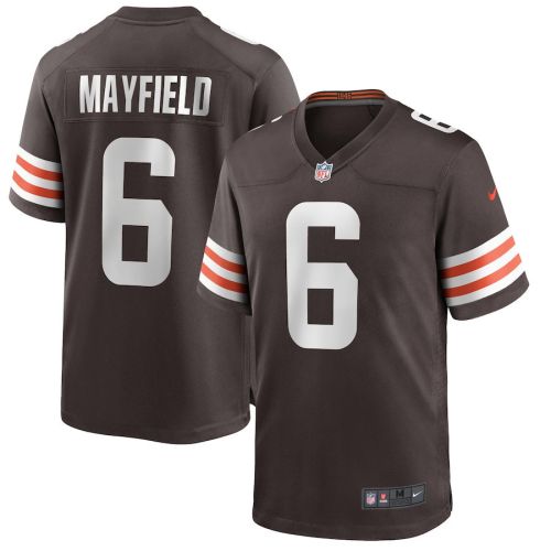 Baker Mayfield 6 Cleveland Browns Men's Game Player Jersey - Brown